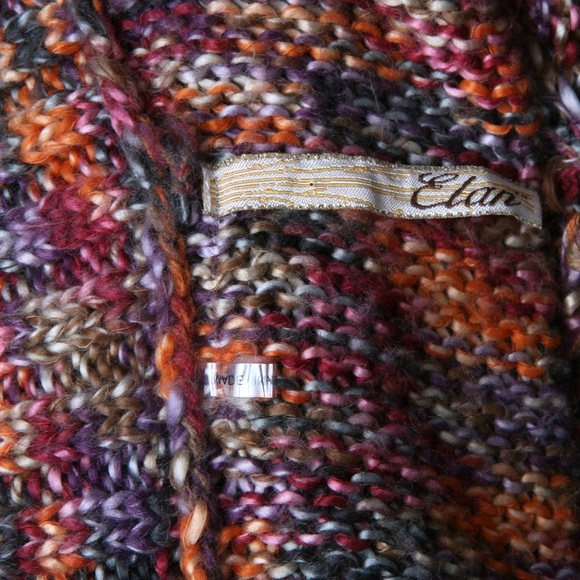 Elan HiLo Butterfly 3/4 Sleeve Multicolor Design S - Picture 8 of 8